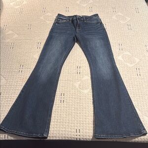 KanCan Blue Flare Wide Leg Jeans